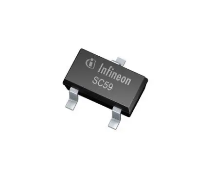 Produktfoto 1 von Infineon Hall-Effekt-Sensor Oberfläche 3 V 32V Unipolar 10 kHz Näherungsschalter PG-SC-59-3 3-Pin