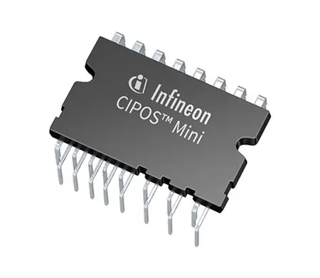 Produktfoto 1 von Infineon Motortreiber-IC 3-phasig 600 V, 1 mA, 20 kHz, 25.2 W, CIPOSTM, 24-Pin, 2.6 V, Wechselstrommotor,