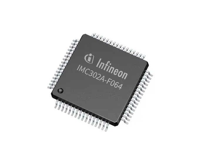 Produktfoto 1 von Infineon Motor-Controller 3-phasig, 25 mA, 40 kHz, LQFP-64, 24-Pin, 5.5 V, Bürstenlos, iMOTION