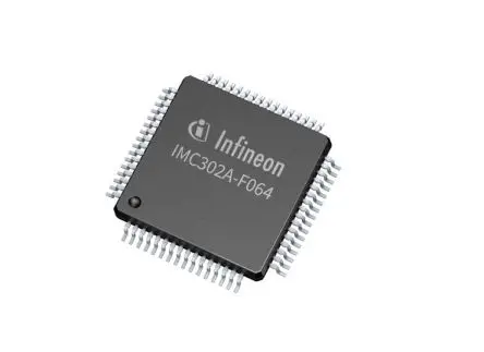 Produktfoto 1 von Infineon Motor-Controller 3-phasig, 25 mA, 40 kHz, LQFP-64, 24-Pin, 5.5V, Bürstenlos, iMOTION
