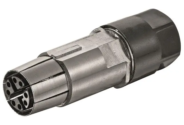 Produktfoto 1 von HARTING 914 Industrie-Steckverbinder Kontakteinsatz, 4-polig 4A Buchse, für Steckverbinder