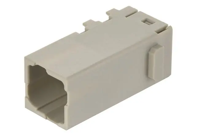 Produktfoto 1 von HARTING Han-Modular, Han-Domino Schwere Steckverbinder Cube für Crimpverbinder, Stecker 4-polig, 400 V / 16A,