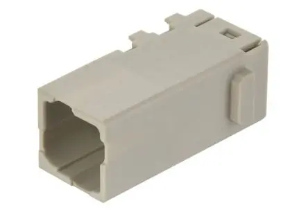 Produktfoto 1 von HARTING HAN Stromversorgungssteckverbinder in robuster Ausführung Kabel 16A Crimpbefestigung Stecker 4-polig, 400V