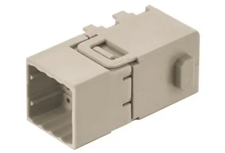 Produktfoto 1 von HARTING HAN Stromversorgungssteckverbinder in robuster Ausführung Kabel 16A Crimpbefestigung Stecker 6-polig, 32V