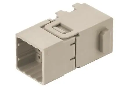 Produktfoto 1 von HARTING HAN Stromversorgungssteckverbinder in robuster Ausführung Kabel 16A Crimpbefestigung Stecker 6-polig, 32V