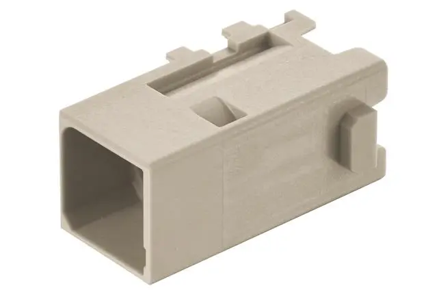 Produktfoto 1 von HARTING Han-Modular, Han-Domino Schwere Steckverbinder M12-Cube für Crimpverbinder, Stecker 1-polig