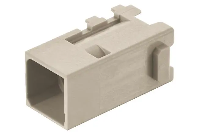 Produktfoto 1 von HARTING Han-Modular, Han-Domino Schwere Steckverbinder M12-Cube für Crimpverbinder, Stecker 1-polig