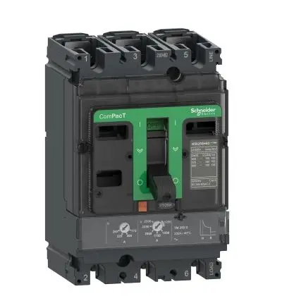 Schneider Electric ComPact NSX, Kompaktschutzschalter 3-polig, 100 A / Abschaltvermögen 75 kA 690 V ac