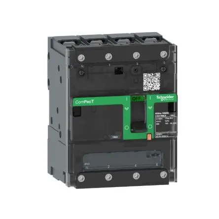 Produktfoto 1 von Schneider Electric ComPacT NSXm Trennschalter / 4-polig 100 A Umschlossen
