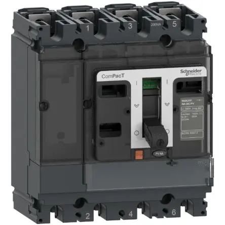 Produktfoto 1 von Schneider Electric ComPacT NS Trennschalter / 4-polig 200 A Umschlossen