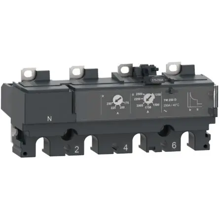 Produktfoto 1 von Schneider Electric ComPacT New Generation ComPacT NSX, Leitungsschalter-Zubehör 4-polig 690V ac