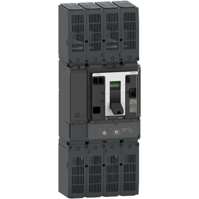 Produktfoto 1 von Schneider Electric ComPact ComPacT NSX DC new generation, Kompaktschutzschalter 2-polig, 1200 A / Abschaltvermögen 50 kA