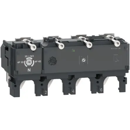 Produktfoto 1 von Schneider Electric ComPacT New Generation ComPacT NSX, Leitungsschalter-Zubehör 4-polig, 630A 690V ac