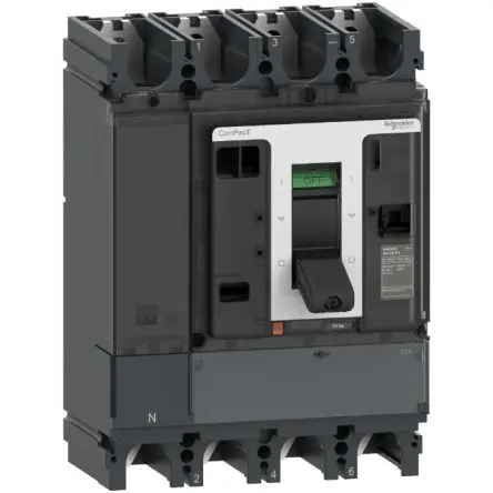Produktfoto 1 von Schneider Electric ComPacT NS Trennschalter / 4-polig 500 A 500A Umschlossen