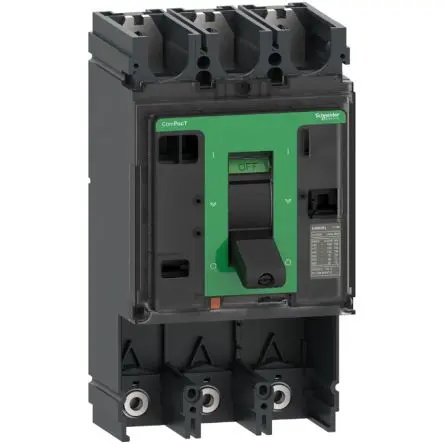Produktfoto 1 von Schneider Electric ComPact ComPacT NSX, Kompaktschutzschalter 3-polig, 400A / Abschaltvermögen 50 kA 690V ac
