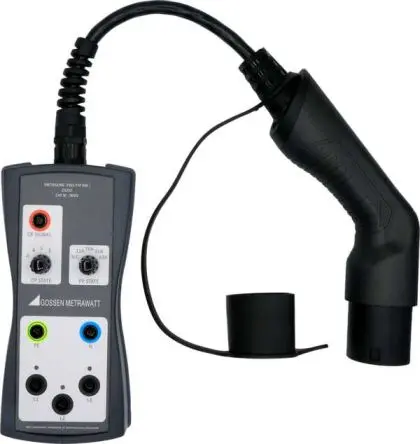 Produktfoto 1 von Gossen Metrawatt METRALINE PRO-TYP EM I/II/III EV-Ladegeräte-Prüfadapter Typ-2-Stecker 795 g