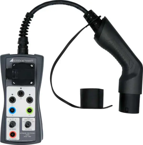 Produktfoto 1 von Gossen Metrawatt METRALINE PRO-TYP EM EV-Ladegeräte-Prüfadapter Typ-2-Stecker 795 g