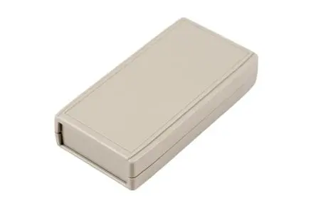 Produktfoto 1 von Hammond Serie RH Tragbares Gehäuse, Kunststoff, 60 mm, 120 mm, H. 25 mm, Hellgrau