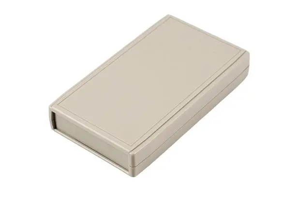 Produktfoto 1 von Hammond Serie RH3145 Tragbares Gehäuse, Kunststoff, 80 mm, 145 mm, H. 25 mm, Hellgrau