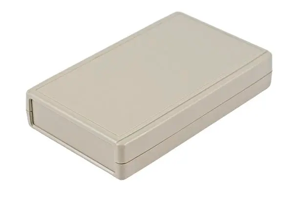 Produktfoto 1 von Hammond Serie RH3165A Tragbares Gehäuse, Kunststoff, 100 mm Eingebautes Batteriefach, 165 mm, H. 32 mm, Hellgrau
