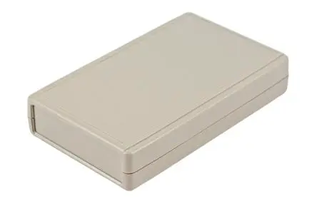 Produktfoto 1 von Hammond Serie RH3165A Tragbares Gehäuse, Kunststoff, 100 mm Eingebautes Batteriefach, 165 mm, H. 32 mm, Hellgrau