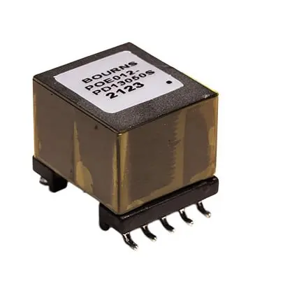 Produktfoto 1 von Bourns Impulstransformator 70 μH 93mΩ 4.45mΩ 3.14:1 Oberfläche