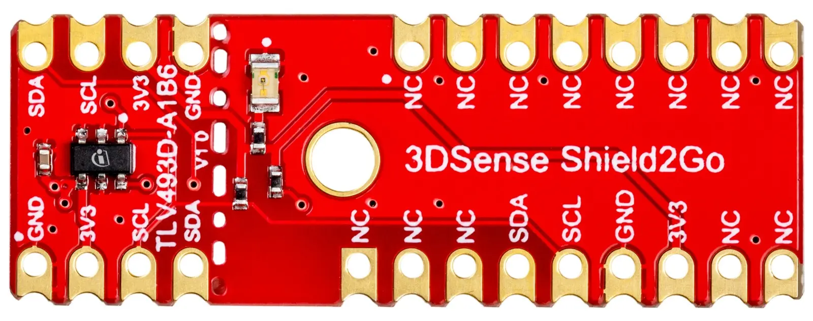 Produktfoto 1 von Infineon S2GO-3D-SENSE-TLV493D Näherungsschalter, Evaluierungsplatine Entwicklungstool Microcontroller 3D-Magnetsensor