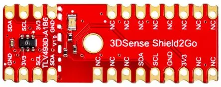Infineon S2GO-3D-SENSE-TLV493D Näherungsschalter, Evaluierungsplatine Entwicklungstool Microcontroller 3D-Magnetsensor