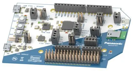 Produktfoto 1 von Panasonic Evaluierungskit für PAN1782 Bluetooth 5.1 Energiesparmodul, NFC