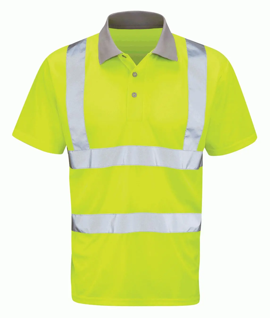 Liscombe Kurz Gelb Unisex HVPS Warnschutz Polohemd 3XL