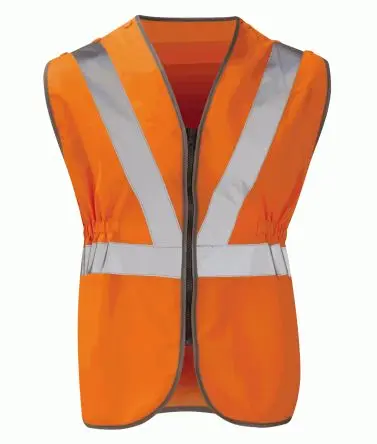 Produktfoto 1 von Liscombe Orange Unisex M 100 % Polyester Warnweste, Reißverschluss