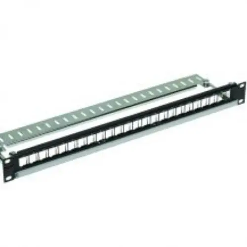 Produktfoto 1 von Molex Premise Networks PowerCat Serie RJ-Rangierfeld Cat5e 24 Anschl. RJ45 F/UTP, 1 U, Weiß, Schwarz