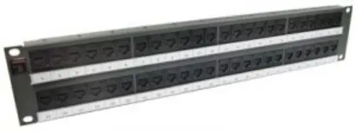 Produktfoto 1 von Molex Premise Networks PowerCat 6 Serie RJ-Rangierfeld Kat. 6 48 Anschl. RJ12, RJ11 UTP, 2 U, Graphitgrau