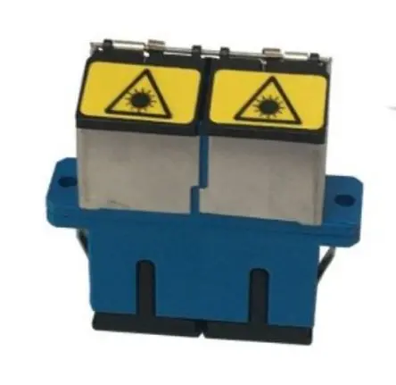 Produktfoto 1 von Molex CES LWL-Adapter, SC, Multimodus, Duplex, 62.5/125 μm, Kabel ø 4.5 mm, Aqua, Lindgrün, Blau, Grün, Violett, Beige
