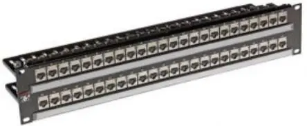 Produktfoto 1 von Molex CES PowerCat 6A Serie RJ-Rangierfeld 48 Anschl. RJ45 FTP, 2 U