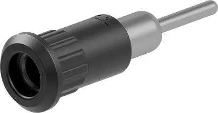 Produktfoto 1 von Staubli 4 mm Buchse Schwarz Prüfbuchse, Kontakt Nickel, 30V ac 25A Lot