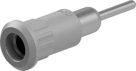 Produktfoto 1 von Staubli 4 mm Buchse Grau Prüfbuchse, Kontakt Nickel, 30V ac 25A Lot