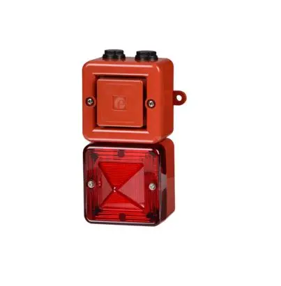 Produktfoto 1 von e2s SONFL1X Xenon Blink-Licht Alarm-Leuchtmelder Rot, 24 V DC
