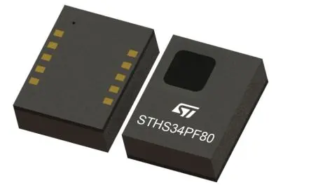 Produktfoto 1 von STMicroelectronics Bewegungssensormodul Oberfläche 3.6 V 1.71V Seriell-SPI Register CMOS LGA 10-Pin