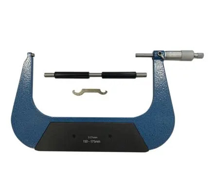 Produktfoto 1 von RS PRO Außen- Mikrometer Metrisch, 100 mm bis 125 mm / ±0.006 mm