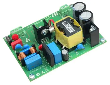 Produktfoto 1 von STMicroelectronics 50 W Converter Evaluierungsplatine, ST EVLHV101SSR50W Spannungsversorgung