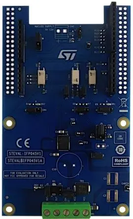 Produktfoto 1 von STMicroelectronics Single High-Side Switch IC Evaluierungsplatine, ST STEVAL-IFP045V1 Digitale Leistung, für