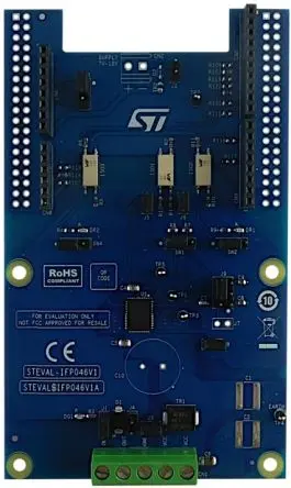 Produktfoto 1 von STMicroelectronics Single High-Side Switch IC Evaluierungsplatine, ST STEVAL-IFP046V1 Digitale Leistung, für