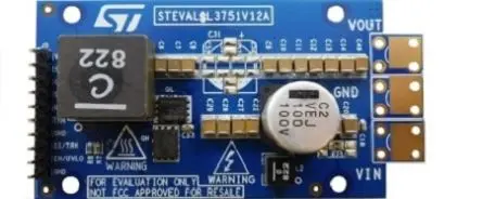 Produktfoto 1 von STMicroelectronics DC-DC Buck Converter Evaluierungsplatine Abwärtswandler, ST STEVAL-L3751V12 DC/DC-Wandler, für L3751