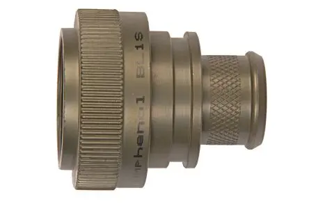 Produktfoto 1 von Amphenol Limited BL1 Buchse Rundsteckverbinder Rückgehäuse, Gerade, Gr. 9 mm, für Rundstecker, Geh.Mat.