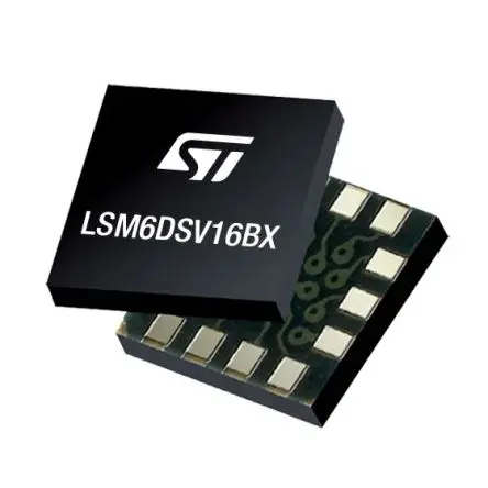 Produktfoto 1 von STMicroelectronics Beschleunigungssensor & Gyroskop 3-Achsen Oberfläche 3.6 V 1.71V SPI Register Beschleunigungsmesser