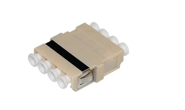 Produktfoto 1 von HellermannTyton Connectivity LWL-Adapter, LC - LC, Multimodus, Duplex, Beige