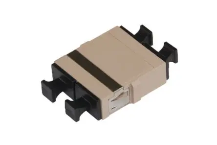 Produktfoto 1 von HellermannTyton Connectivity LWL-Adapter, SC - SC, Multimodus, Duplex, Beige