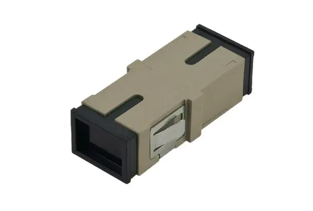 Produktfoto 1 von HellermannTyton Connectivity LWL-Adapter, SC - SC, Multimodus, Simplex, Beige