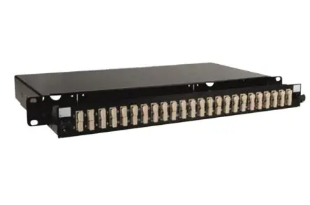 Produktfoto 1 von HellermannTyton Connectivity LWL-Rangierfeld SC Duplex für 48 Port 48 44 mm Gleitend